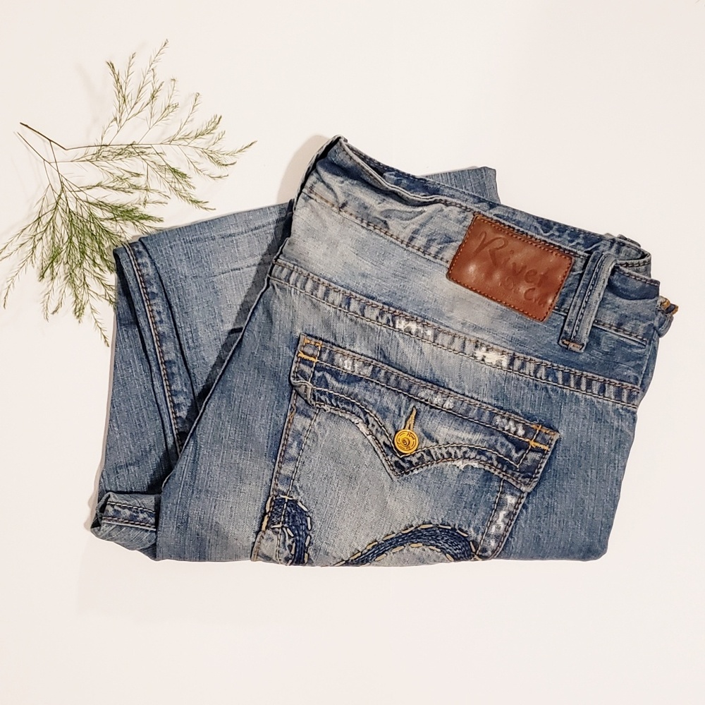 Mens Rivet De Cru Jeans